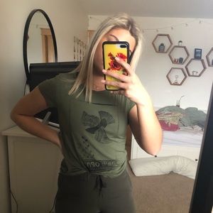 American Eagle Green California Soft & Sexy T